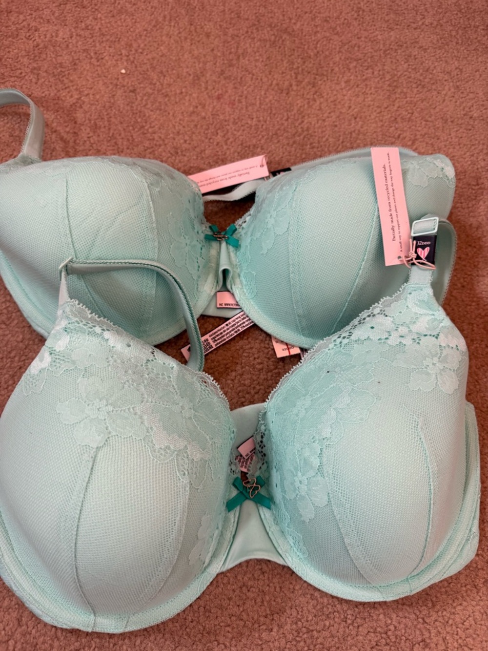 Mint Lace T-Shirt Bra by
